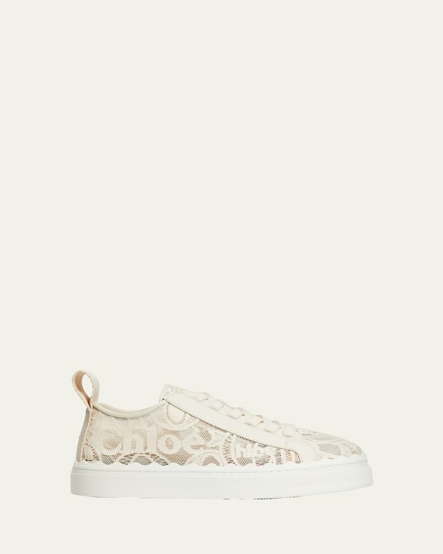 Lauren Logo Lace Low-Top Sneakers